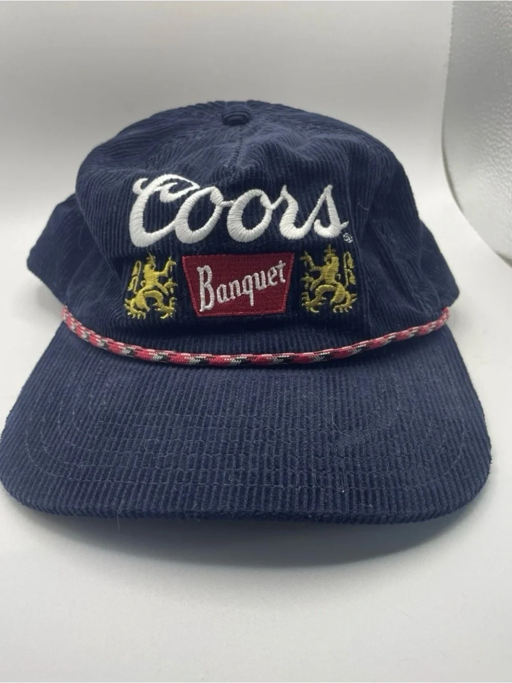 Coors Banquet Navy Corduroy Hat - Men's Baseball Cap